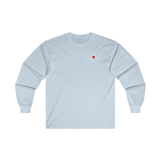 Red Heart in White "This Is For The Plant Daddies!" Long Sleeve Tee
