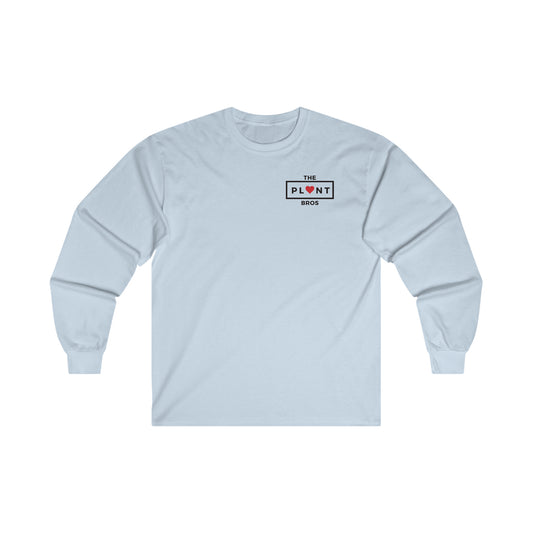 Red Heart in Black "This Is For The Plant Daddies!" Long Sleeve Tee
